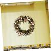 Cabilock Artificial Rose Wreath Touch Handmade Floral Garland for Home Wedding and Shop Door Decor view 3
