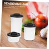 Cabilock 3pcs Shaker Refillable Spice Jars Shaker Lids for Kitchen Organization view 2
