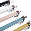 70cm-600cm Ceiling Curtain Track, Heavy Duty Straight Track Sliders, Aluminum Alloy Curtain Rails, For Office Living Room Bedroom Room Divider, Ceiling or Wall Mount Curtain Rods ( Color : A-Wall , Si view 2