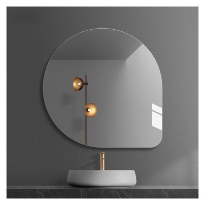 INTRIXX Bathroom Shower Mirror Wall Mounted Makeup Hairdressing Irregular Frameless Anti-Fog Memory LED Smart Mirror for Bathroom