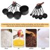 9Pcs Stainless Steel Measuring Cups Set, Liquid Dry Ingredients Measuring with Scale for Baking Liquid Solid Ingredients view 3