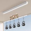 ceiling clothes drying rack Surface Mounted Invisible Electric Clothes Hanger Single Pole Remote Control Automatic Lifting Small Balcony Indoor Household Clothes Drying Pole Lift Ceiling-Mounted Airer view 3