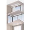 ceiling clothes drying rack Surface Mounted Invisible Electric Clothes Hanger Single Pole Remote Control Automatic Lifting Small Balcony Indoor Household Clothes Drying Pole Lift Ceiling-Mounted Airer view 4