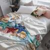 Coastal Beach Throw Blankets, Nautical Ocean Seashell Coral Starfish Soft Fleece Blanket Decorative for Home Sofa Couch Chair Living Bedroom,60x80 Inches, Brown Aqua Summer view 4