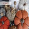 Boston International Woven Pumpkin Tabletop Mantel Shelf Fall Autumn Thanksgiving Halloween Decorations for Home, Small, Brown view 2
