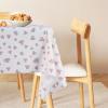 Rakila Polyester 55" x 70" Fruits Tablecloth 2 Pack Rectangle Washable Decorative Table Cloth for Kitchen Dining Picnic, Cherry view 2