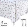 Rakila Polyester 55" x 70" Fruits Tablecloth 2 Pack Rectangle Washable Decorative Table Cloth for Kitchen Dining Picnic, Cherry view 3