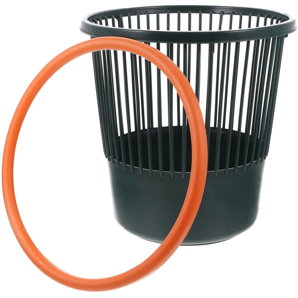 HOLIDYOYO Bedroom Trash Can Wastebasket for Kitchen Bathroom Office Modern Design Material Versatile Trash Bin for Home Office Use