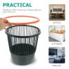 HOLIDYOYO Bedroom Trash Can Wastebasket for Kitchen Bathroom Office Modern Design Material Versatile Trash Bin for Home Office Use view 3