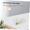 FUNOMOCYA 50sheets Baking Paper Food Wrapping Paper Burger Packaging Eco-friendly Craft for Gifts Crafts view 4