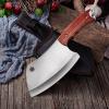 toothgeneric Meat Cleaver,Cleaver Knife Meat Cleaver Hunting Knife Stainless Steel Outdoor Survival Knife with Sheath Fruit Vegetables Portable Kitchen Chef Knife, LAMAJIGA5844 view 1