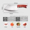 toothgeneric Meat Cleaver,Cleaver Knife Meat Cleaver Hunting Knife Stainless Steel Outdoor Survival Knife with Sheath Fruit Vegetables Portable Kitchen Chef Knife, LAMAJIGA5844 view 3