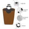 Large Laundry Hamper, Brown Laundry Basket Collapsible Waterproof Storage Basket for College Dorm, Family Essentials view 4