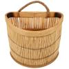 Alipis Wall Hanging Basket for Kitchen Storage Woven Garlic Basket Decorative Fruit Organizer Space-saving Design for Door Wall Stylish Home view 1