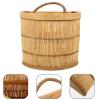 Alipis Wall Hanging Basket for Kitchen Storage Woven Garlic Basket Decorative Fruit Organizer Space-saving Design for Door Wall Stylish Home view 2