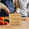 Alipis Wall Hanging Basket for Kitchen Storage Woven Garlic Basket Decorative Fruit Organizer Space-saving Design for Door Wall Stylish Home view 4