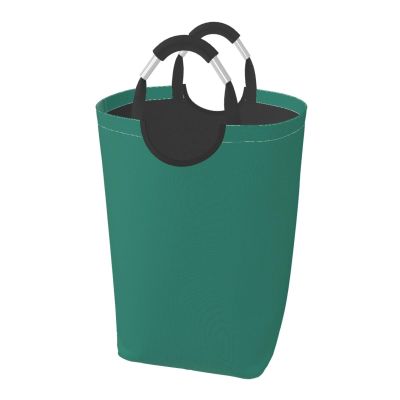 Large Laundry Hamper, Ocean Green Laundry Basket Collapsible Waterproof Storage Basket for College Dorm, Family Essentials