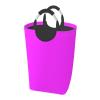 Large Laundry Hamper, Hot Pink Laundry Basket Collapsible Waterproof Storage Basket for College Dorm, Family Essentials view 1