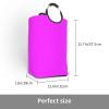 Large Laundry Hamper, Hot Pink Laundry Basket Collapsible Waterproof Storage Basket for College Dorm, Family Essentials view 3