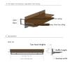 Balcony bar table for railings ,balcony furniture ,foldable desk ,balcony table ,wall mounted desk ,folding desk ,floating desk ,wall table ,balcony furniture for apartments ,balcony railing table ,wa view 3