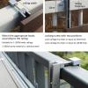 Balcony bar table for railings ,balcony furniture ,foldable desk ,balcony table ,wall mounted desk ,folding desk ,floating desk ,wall table ,balcony furniture for apartments ,balcony railing table ,wa view 4