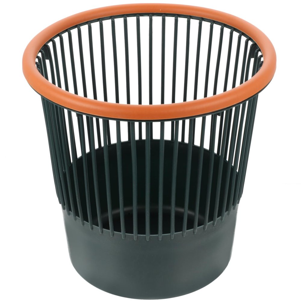 HOLIDYOYO Trash Can Without Lid Household Garbage Container for Bathroom Office and Home Open Design Modern Style Strong Base Nordic