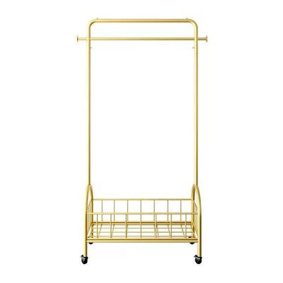 Coat Rack Freestanding Home Bedroom with Wheels Hanging Clothes Storage Rack Multi-functional Storage Dirty Clothes Basket Clothes Hat Rack Sturdy Coat Rack Stand ( Color : B , Size : 80*30*160cm )