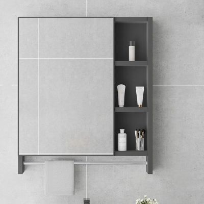 Bathroom Mirror with Storage, Medicine Cabinet Wall Mount Bathroom Medicine Cabinets Wall Mirror Storage Shelf with 3-Shelves Storage Organizer Kitchen Cupboard