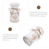 FUNOMOCYA Vintage Metal Bucket Vase for Home and Garden Decor Rustic Retro Container for Dried Floral Arrangements for Office Living Room and Exhibition Display view 4