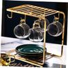 Amosfun Practical Cup Draining Rack Mug Organizer for Home Cafe Restaurant Cup Drying Stand Rack view 3
