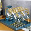 Amosfun Practical Cup Draining Rack Mug Organizer for Home Cafe Restaurant Cup Drying Stand Rack view 4