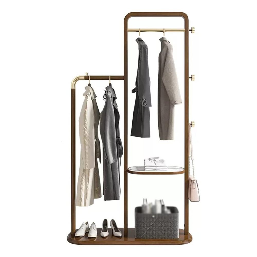 LUNIZ Coat Rack Freestanding Modern Minimalist Coat Rack Bedroom Floor-Standing Creative Belt Rack Hanger Nordic Multi-Functional Coat Rack Sturdy Coat Rack Stand