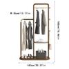 LUNIZ Coat Rack Freestanding Modern Minimalist Coat Rack Bedroom Floor-Standing Creative Belt Rack Hanger Nordic Multi-Functional Coat Rack Sturdy Coat Rack Stand view 2