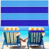 Boao 4 Pack Beach Towel Bands for Chair, Elastic Strap,Bright Style view 1