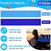 Boao 4 Pack Beach Towel Bands for Chair, Elastic Strap,Bright Style view 3