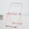 Acrylic Chair,Clear Chair Foldable And Stackable,Acrylic Folding Chair, Transparent Modern Clear Folding Dining Chairs,Transparent Armless Foldable Chair,for Bedroom, Living Room, Dining,Study Room ( view 1