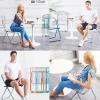 Acrylic Chair,Clear Chair Foldable And Stackable,Acrylic Folding Chair, Transparent Modern Clear Folding Dining Chairs,Transparent Armless Foldable Chair,for Bedroom, Living Room, Dining,Study Room ( view 3