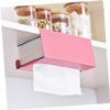 Amosfun Tissue Box Holder Punching Wrought Iron Tissue Paper Holder for Home Decor view 2