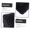 Amosfun 1set Reusable Plush Toilet Lid Pad and Bathroom Floor Mat Non- Cushion for Standard Toilets Bathroom Decor Easy to Clean Stylish and Functional view 2