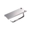 Ciieeo Bathroom Stainless Steel Paper Roll Holder Phone Shelf Rustproof Tissue Holder for Bathroom and Kitchen Multifunctional Design Mobile Storage Shelf view 1