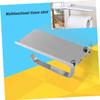 Ciieeo Bathroom Stainless Steel Paper Roll Holder Phone Shelf Rustproof Tissue Holder for Bathroom and Kitchen Multifunctional Design Mobile Storage Shelf view 2