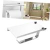 Ciieeo Bathroom Stainless Steel Paper Roll Holder Phone Shelf Rustproof Tissue Holder for Bathroom and Kitchen Multifunctional Design Mobile Storage Shelf view 3