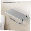 Ciieeo Bathroom Stainless Steel Paper Roll Holder Phone Shelf Rustproof Tissue Holder for Bathroom and Kitchen Multifunctional Design Mobile Storage Shelf view 4