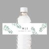 Zlatomu Custom Water Bottle Labels - Personalized Bottle Stickers With Pink Floral Text Waterproof Bottle Label For Weddings, Graduation, Anniv, 50pcs view 1