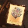 Drawelry Personalized Spotify Plaque Picture Mirror Lamp Custom Photo Name LED Night Light Makeup Mirror Home Decor Mother's Day Birthday Gifts for Women Girls Mom Wife Girlfriend (Birthflower A) view 2