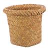 BUGUUYO Woven Trash Can for Bathroom Handcrafted Storage Bin Sturdy and Stylish Laundry Hamper Decorative Wastebasket for Organized Spaces view 1