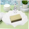 BUGUUYO Material Soap Holder Sleek Design Multi-Functional Soap Dish for Sink Shower view 3