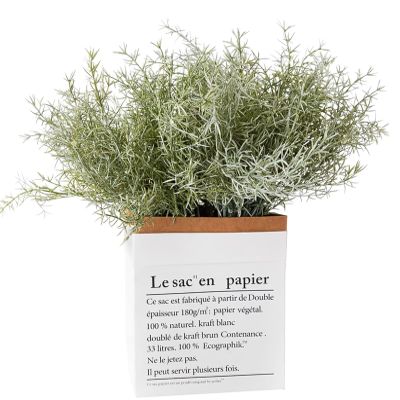 Lovmeety 4 Pack Artificial Rosemary Plants, Fake Leaves Stems, Faux Branches for Table Centerpieces, Home Office, Garden, Farmhouse, Window Decor