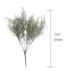 Lovmeety 4 Pack Artificial Rosemary Plants, Fake Leaves Stems, Faux Branches for Table Centerpieces, Home Office, Garden, Farmhouse, Window Decor view 2