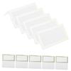 Zerodeko 100pcs Foil Table Name Cards for Weddings and Parties Blank Place Cards for Dining Tables Easy to Write for Guest Seating view 1